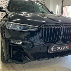 Оклейка полиуретановой пленкой sunmaxfilms BMW черный