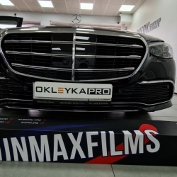 Оклейка полиуретановой пленкой sunmaxfilms Mercedes черный