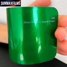 Пленка Sunmaxfilms 208 (Gloss Metallic Apple Green)