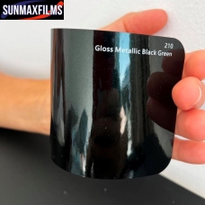 Пленка Sunmaxfilms 210 (Gloss Metallic Black Green)