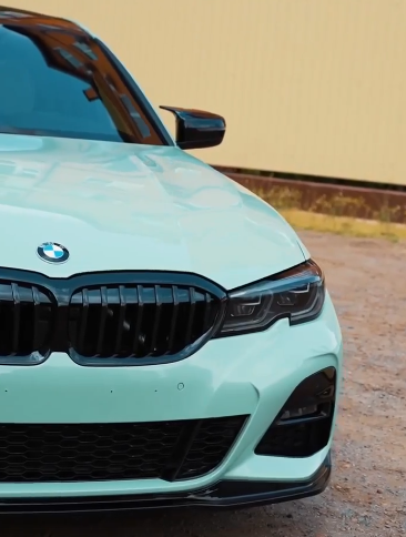 Оклейка BMW в Sunmax 40 Khaki Green Color PPF