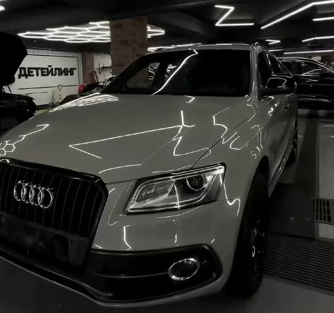 Оклейка Audi в SunMax 13 Volcano Gray Gloss Color PPF