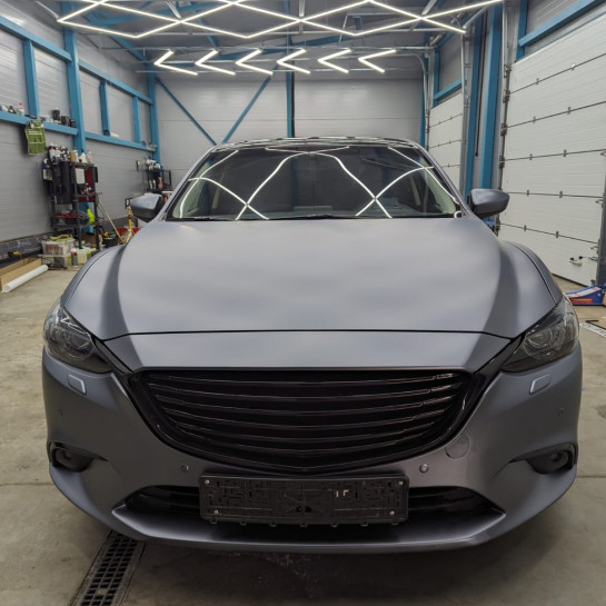 Оклейка Mazda 6 в Sunmax 24 Gray Matt PPF