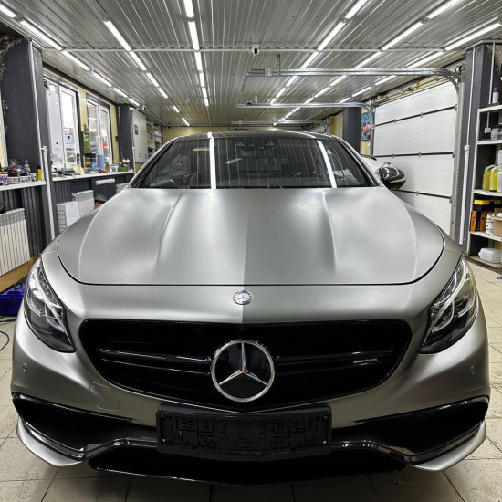 Оклейка MERSEDES BENZ S AMG COUPE в Sunmax #31 Mountain Green PPF