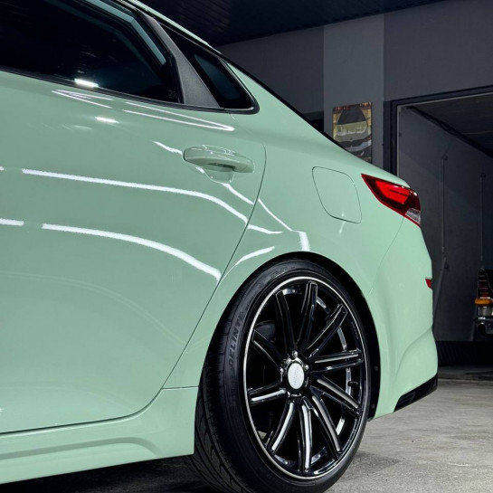 Оклейка KIA K5 в Sunmax #40 PPF Khaki Green