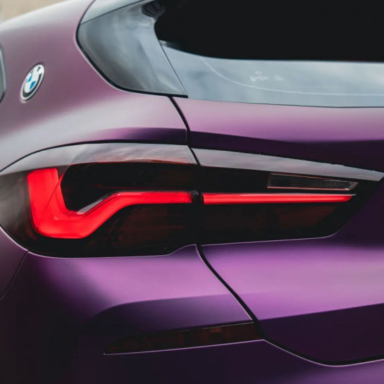 Оклейка BMW X2 в Sunmax Satin Midnight Purple по странам СНГ