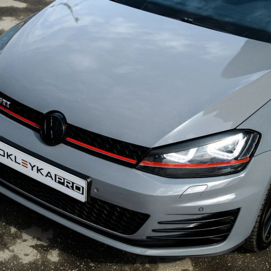 Оклейка VolksWagen GTI Ultra Gloss Nardo Grey на авто винилом