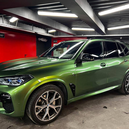 Оклейка BMW в Sunmax 3 Dark Green Pearl Color PPF