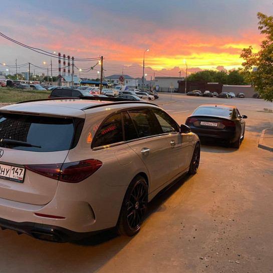 Оклейка Mercedes в Sunmax 14 Sublime Gloss Color PPF