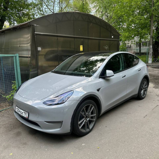 Оклейка Tesla в Sunmax 14 Color PPF Sublime Gray Gloss