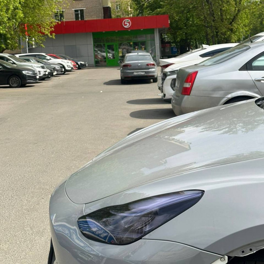 Оклейка Tesla в Sunmax 14 Color PPF Sublime Gray Gloss