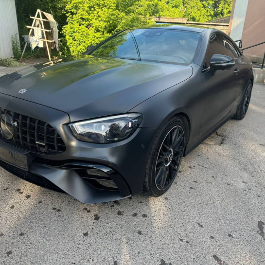 Оклейка Mercedes в Sunmax 26 Color PPF Matte Black