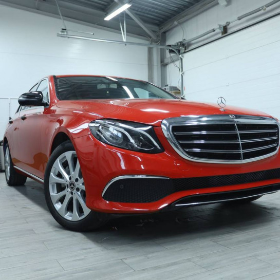 Оклейка Mercedes в Sunmax 1 Color PPF Ferrari Red Gloss