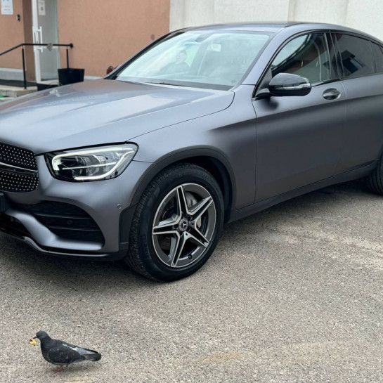 Оклейка Mercedes GLC в Sunmax 45 Gray Amg Matt Color PPF