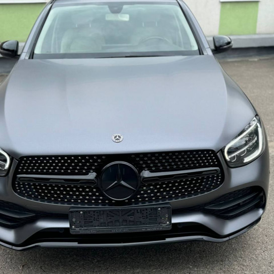 Оклейка Mercedes GLC в Sunmax 45 Gray Amg Matt Color PPF