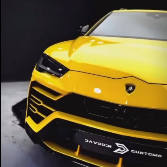 Оклейка Lamborghini в Sunmax 7 Maple yellow PPF
