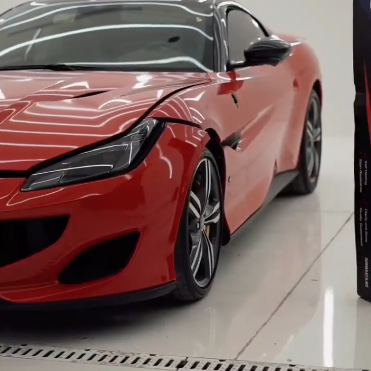 Оклейка Ferrari в Sunmax 1 Ferrari red Gloss PPF