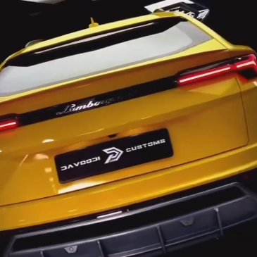 Оклейка Lamborghini в Sunmax 7 Maple yellow PPF