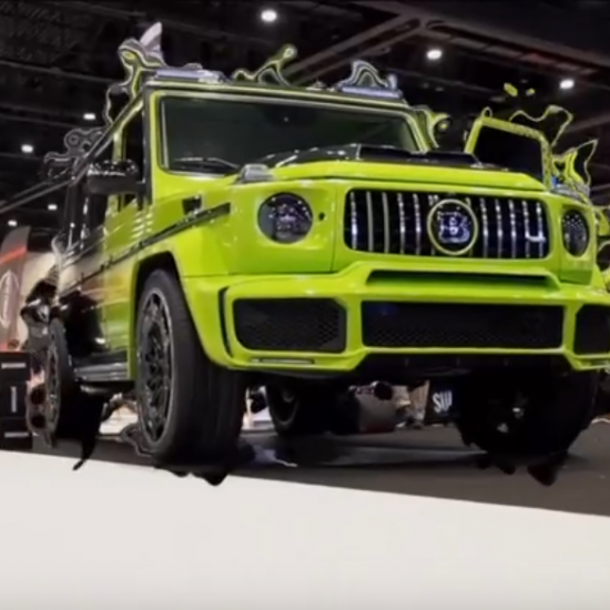 Оклейка Mercedes Benz G-Class в Sunmax 57 Phantom Lemon PPF