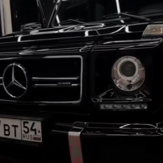 Оклейка Mercedes Benz в Sunmax 38 Black Gloss PPF