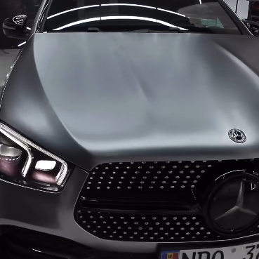 Оклейка Mercedes GLE в Sunmax 44 Metal Gray PPF