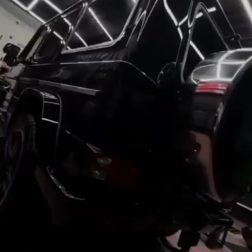 Оклейка Mercedes Benz в Sunmax 38 Black Gloss PPF