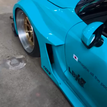 Оклейка Nissan GT-R в Sunmax 11 Sky Blue Color PPF