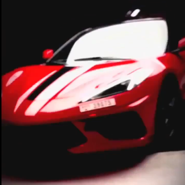 Оклейка Chevrolet Corvette в Sunmax 1 Ferrari Red Gloss Color PPF