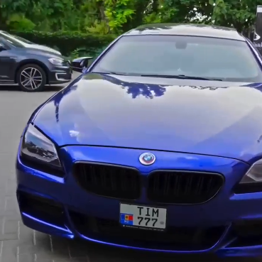 Оклейка BMW 6 в Sunmax 17 Marina Blue Pearl Color PPF