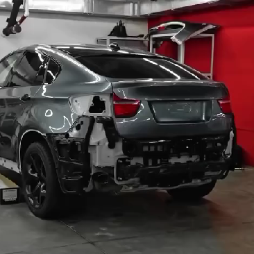 Оклейка BMW X6 в Sunmax 44 Metal Gray