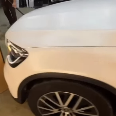 Оклейка Mercedes в цветной полиуретан Sunmax 36 White Matt Pearl 