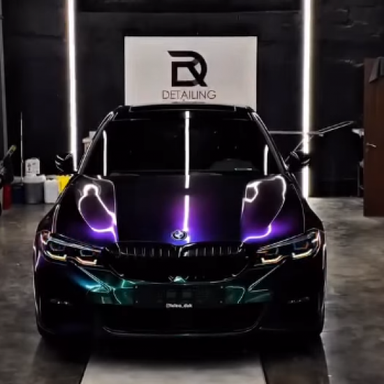 Оклейка BMW в Sunmax 29 Green Purple PPF