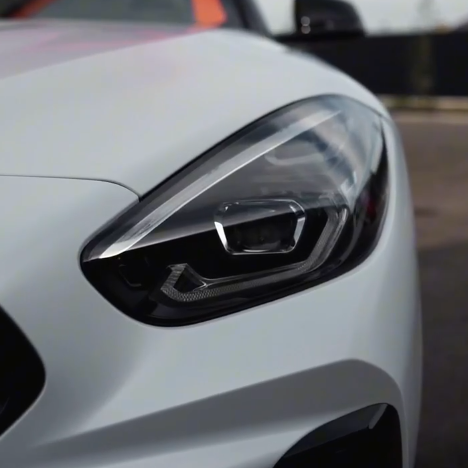 Оклейка BMW в цветной полиуретан Sunmax 36 Matt White Pearl