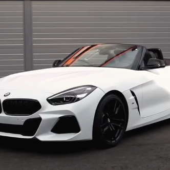 Оклейка BMW в цветной полиуретан Sunmax 36 Matt White Pearl