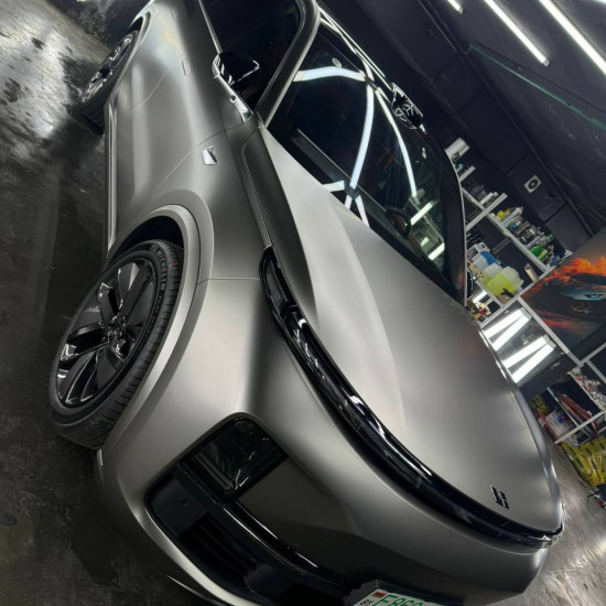 Оклейка Lixiang в Sunmax 25 Silver Matt PPF