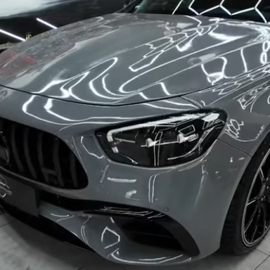Оклейка Mercedes в Sunmax 282 Ultra Gloss Combat Grey