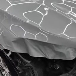 Оклейка Mercedes в цветную виниловую пленку Sunmax 281 Gloss Nardo Grey