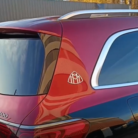 Оклейка капота Mercedes GLE в Sunmax 48 Metal Red Color PPF