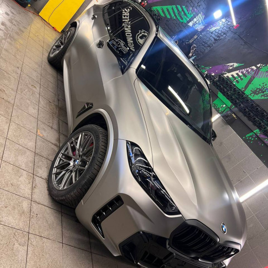 Оклейка BMW в Sunmax Silver Matt 25 Color PPF
