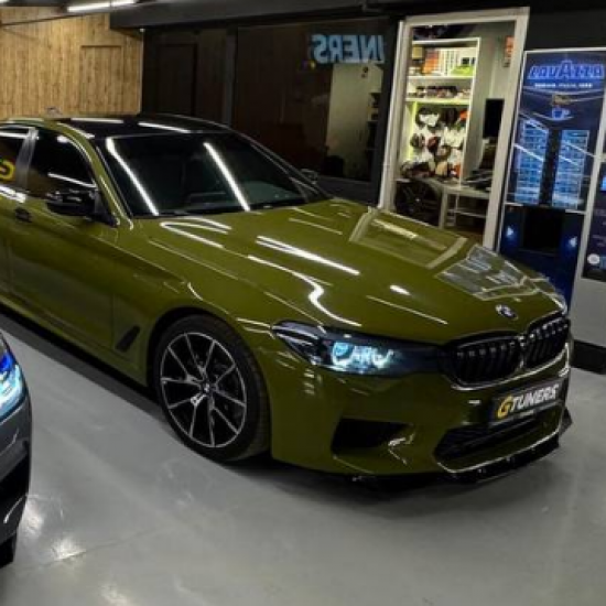 Оклейка BMW в Sunmax 9 Urban Green Color PPF