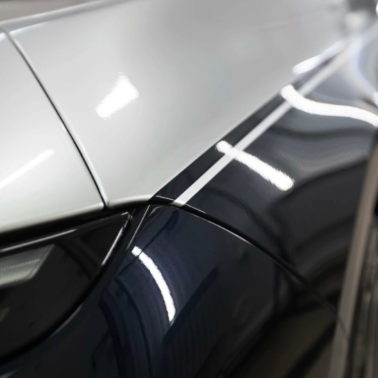 Оклейка кузова BMW в полиуретан Sunmax 44 Metal Gray Color PPF