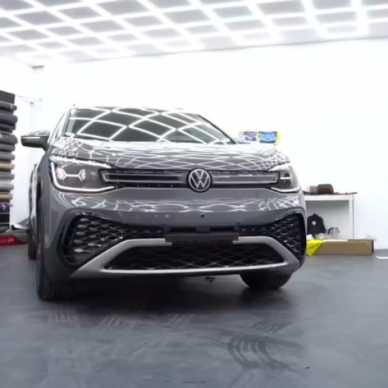 Оклейка Volkswagen виниловой пленкой Sunmax 281 Gloss Nardo Grey