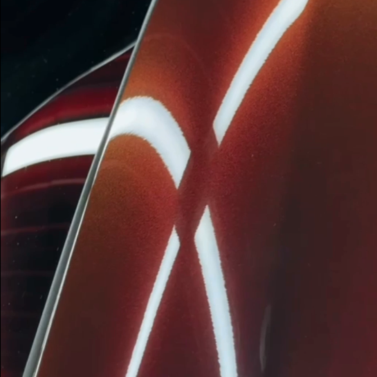 Оклейка Toyota цветной полиуретановой пленкой Sunmax 18 Black Red Pearl Color PPF