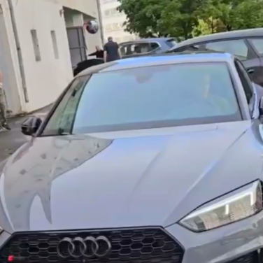 Оклейка Audi цветным защитным полиуретаном Sunmax 16 Nardo Gray Gloss PPF
