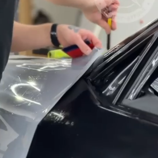 Оклейка BMW цветным полиуретаном Sunmax 16 Nardo Gray Gloss Color PPF