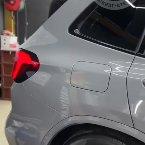 Оклейка BMW цветным полиуретаном Sunmax 16 Nardo Gray Gloss Color PPF