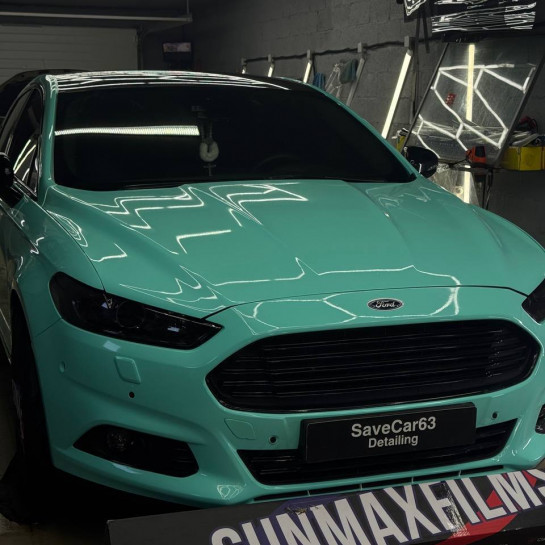 Оклейка Ford цветным автовинилом Sunmax 12 Tiffany Gloss Color PPF