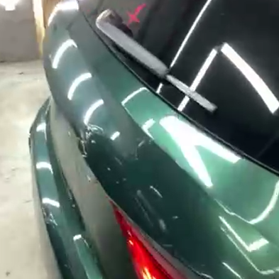 Оклейка Audi цветным защитным полиуретаном Sunmax 55 Tesla Forest Green Color PPF