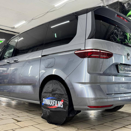 Оклейка Volkswagen цветным защитным полиуретаном Sunmax 22 Gray Pearl Color PPF