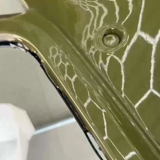Оклейка Mercedes цветным полиуретаном Sunmax 9 Urban Green Gloss Color PPF